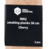 Grill Fanatics rookplankjes cherry 30 cm - 2 stuks | Grill Fanatics