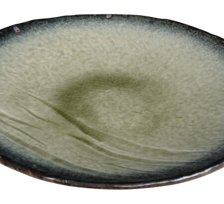 Groen Bord - Yamasaku - Handgemaakt Porselein - 27x3cm | Tokyo Design Studio