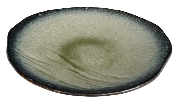 Groen Bord - Yamasaku - Handgemaakt Porselein - 27x3cm | Tokyo Design Studio