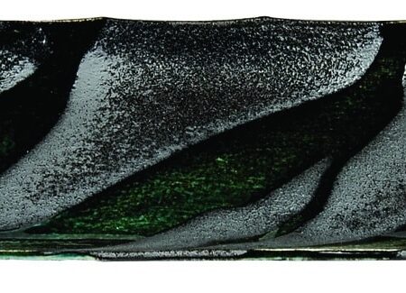 Groen/Grijs Rechthoekig Bord - Green Grey Oribe Series - 21 x 13cm | Tokyo Design Studio