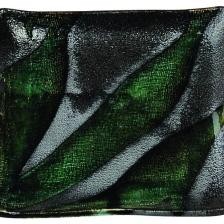 Groen/Grijs Vierkant Bord - Green Grey Series - 18 x 18 cm | Tokyo Design Studio