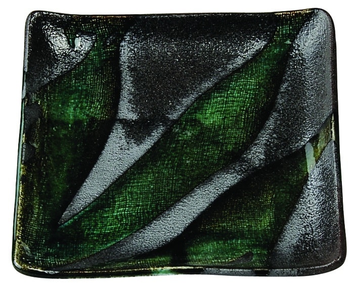 Groen/Grijs Vierkant Bord - Green Grey Series - 18 x 18 cm | Tokyo Design Studio