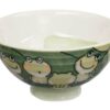 Groen/Witte Kom met Kikker Figuur - Kawai - 300ml - 11.5 x 6cm | Tokyo Design Studio