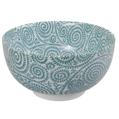 Groene Keramische Kom - Mixed Bowls - 1000ml - 16 x 8 x 5cm | Tokyo Design Studio
