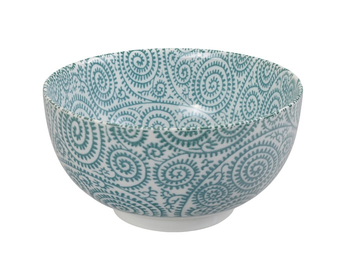 Groene Keramische Kom - Mixed Bowls - 1000ml - 16 x 8 x 5cm | Tokyo Design Studio