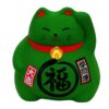 Groene Lucky Cats Figuur - 9cm | Tokyo Design Studio