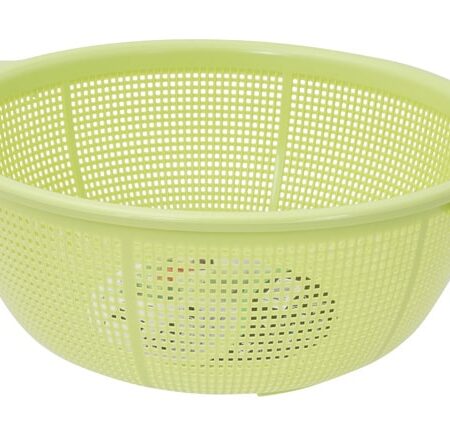Groene plastic zeef kom - 28 x 10.8 cm | Tokyo Design Studio