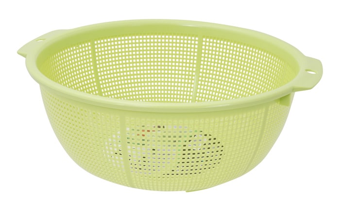 Groene plastic zeef kom - 28 x 10.8 cm | Tokyo Design Studio