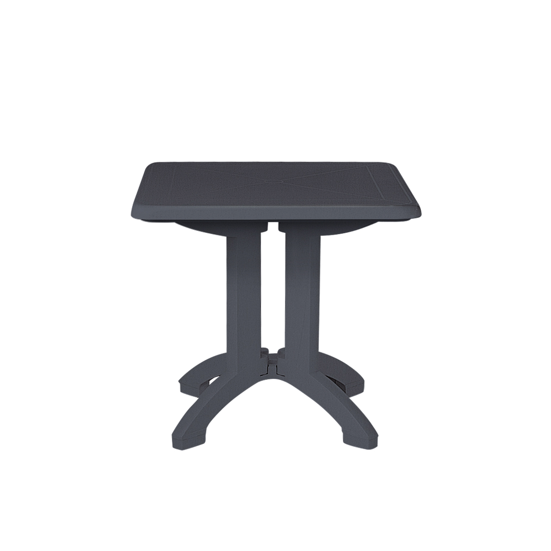 Grosfillex Vega tafel 80x80cm antraciet | Grosfillex