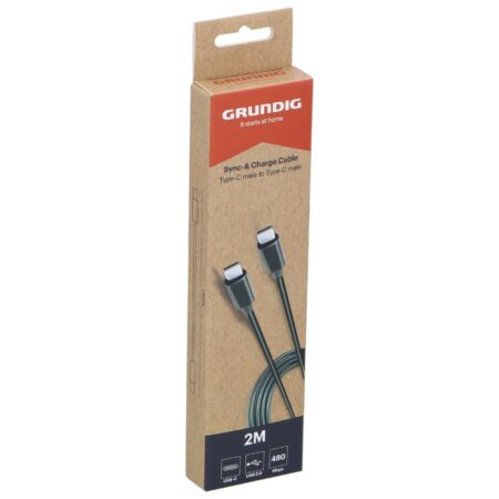 Grundig Oplaadkabel USB-C naar USB-C 2m | Grundig