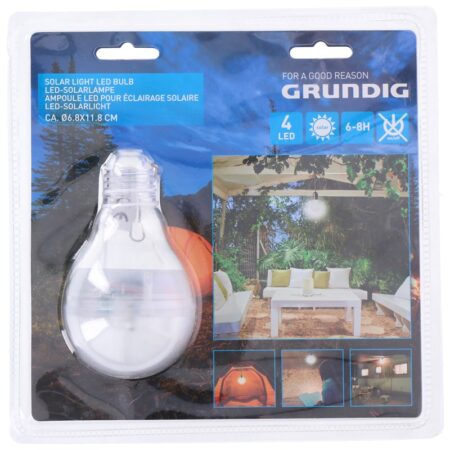 Grundig Solarlamp 4LED 7x12cm | Grundig