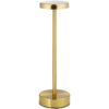 Grundig Tafellamp goud plat USB-C 32x8cm | Grundig