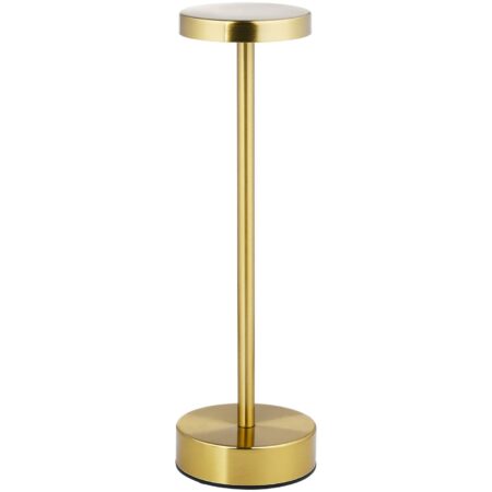 Grundig Tafellamp goud plat USB-C 32x8cm | Grundig