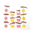 Guirlande zeep bloem/vlinder L10 x H40cm | HBX Natural Living
