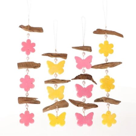 Guirlande zeep bloem/vlinder L10 x H40cm | HBX Natural Living