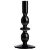 Gusta Dinerkaarshouder Glas 9x19cm Zwart | Gusta