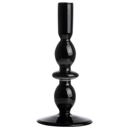 Gusta Dinerkaarshouder Glas 9x19cm Zwart | Gusta