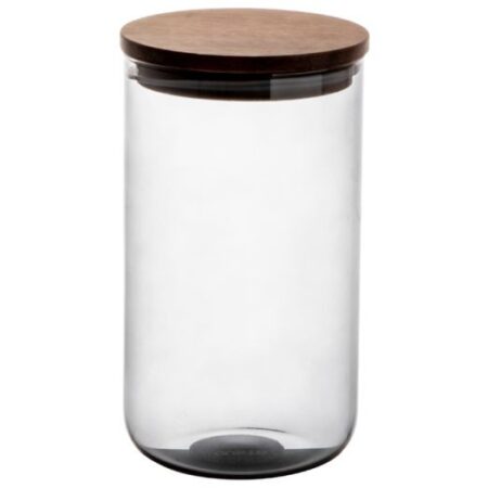 Gusta Glazen Voorraadpot 1000ml Grijs | Gusta