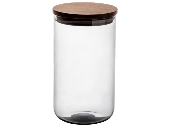 Gusta Glazen Voorraadpot 1000ml Grijs | Gusta
