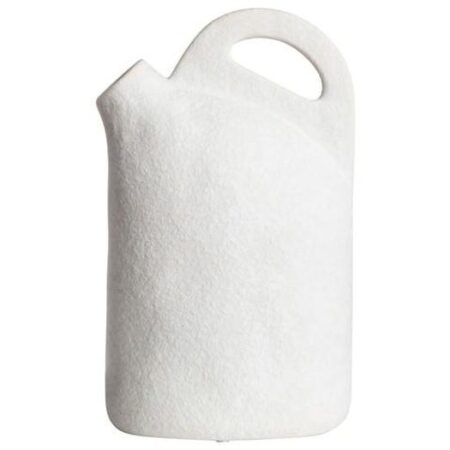 Gusta Vaas Met Handvat Wit 15