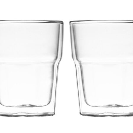 Gusta chantilly espressoglas dubbelwandig 100ml 2-pack | Gusta