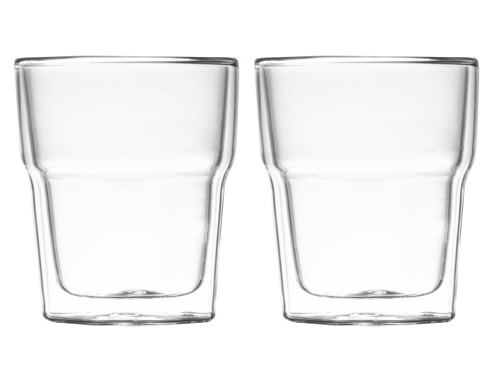 Gusta chantilly espressoglas dubbelwandig 100ml 2-pack | Gusta