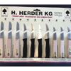 H.Herder Schilmesjes rvs assortiment | Herder