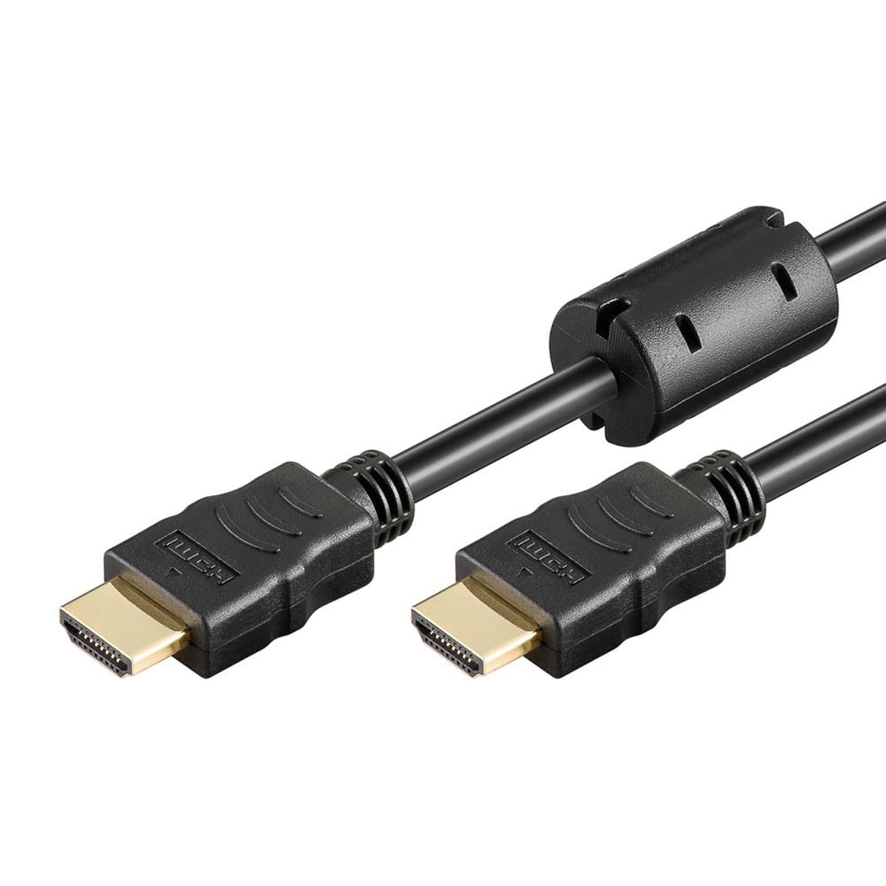 HDMI kabel - 1.4 - High Speed - Geschikt voor 4K Ultra HD 2160p en 3D - Beschikt over Ethernet - Ferrietkern - 1