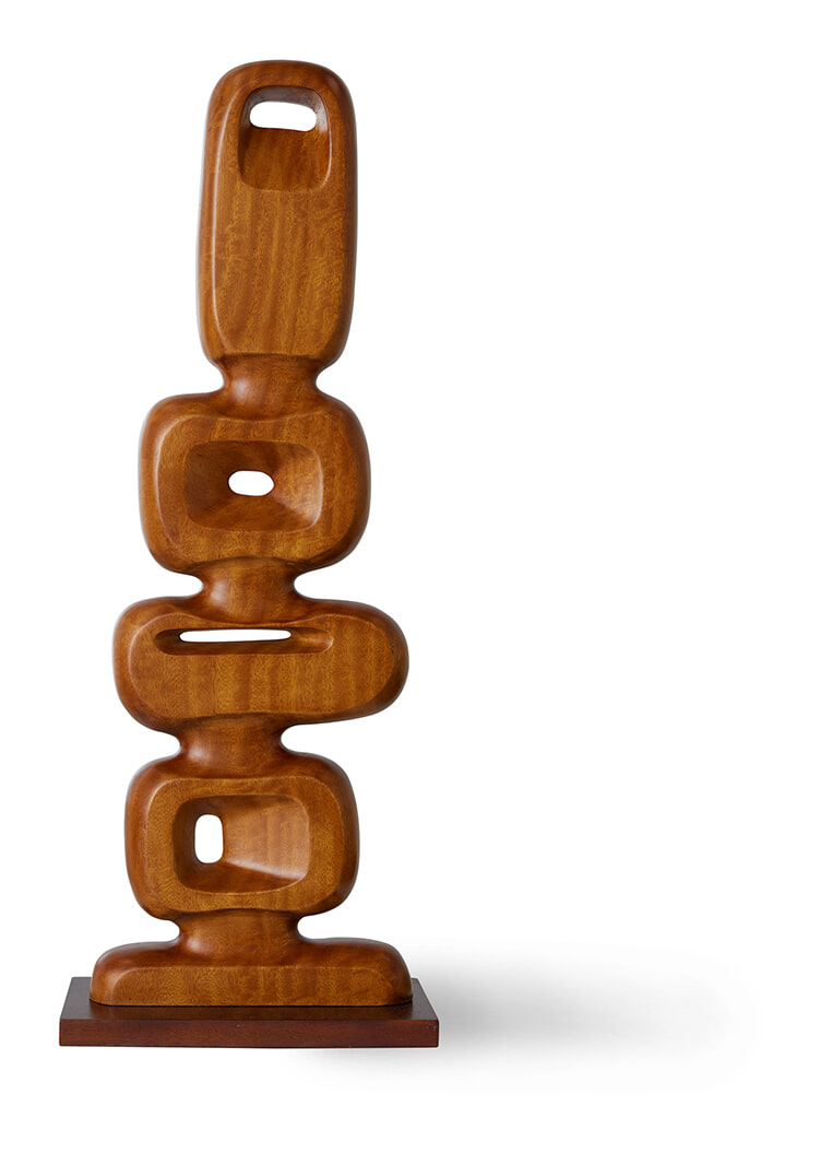 HKLIVING Sculptuur Hand Carved Mangohout