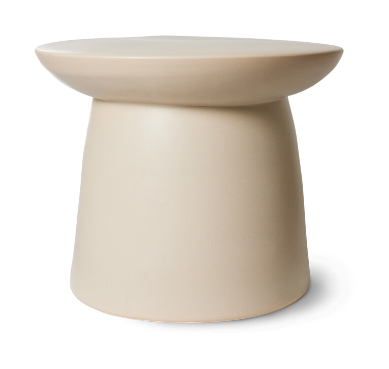 HKliving Bijzettafel Earthenware Keramiek