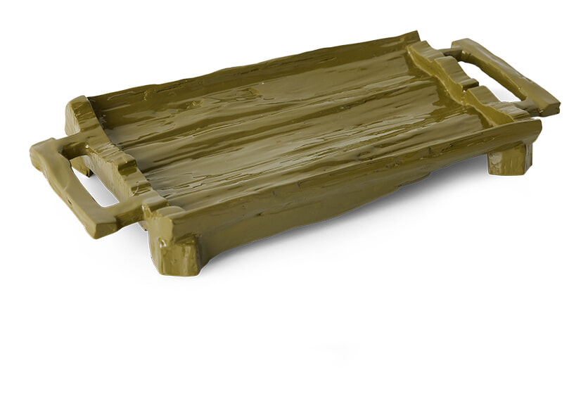 HKliving Dienblad Trinket Sungkai hout