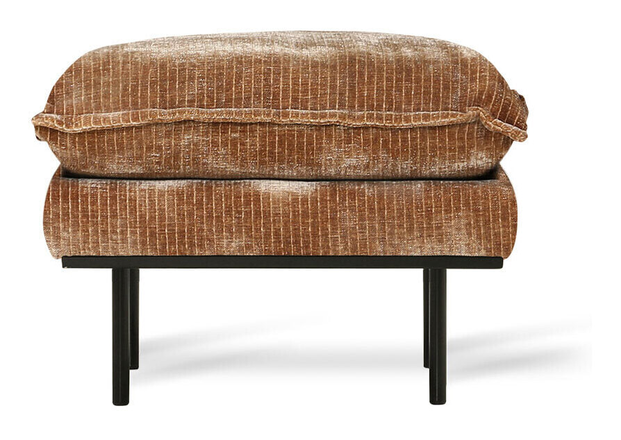 HKliving Hocker Retro Corduroy Velvet - Aged Gold | HKLIVING