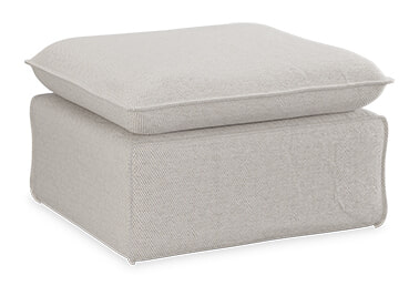HKliving Hoes voor Hocker Nomad Cosy stof - Beige | HKLIVING