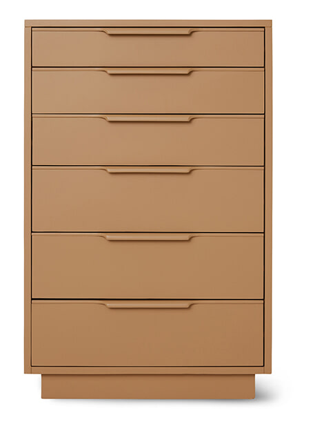 HKliving Ladekast Chest Met 6 lades - Camel | HKLIVING