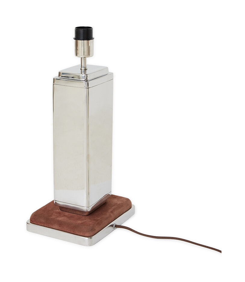 HKliving Lampvoet Brut 40cm - Chroom (excl. kap) | HKLIVING