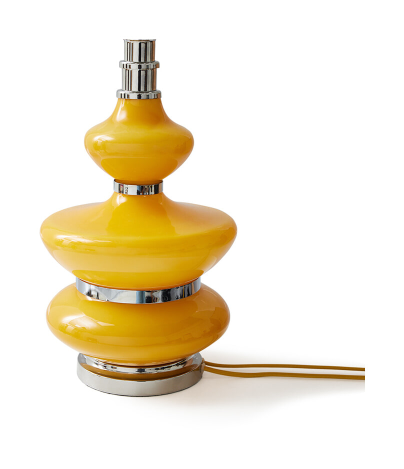 HKliving Lampvoet Bubble 41cm - Honingeel (excl. kap) | HKLIVING