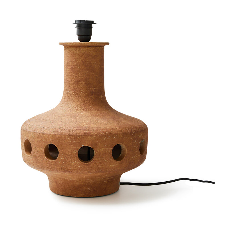 HKliving Lampvoet Ultimate Terracotta - Mud (excl. kap) | HKLIVING