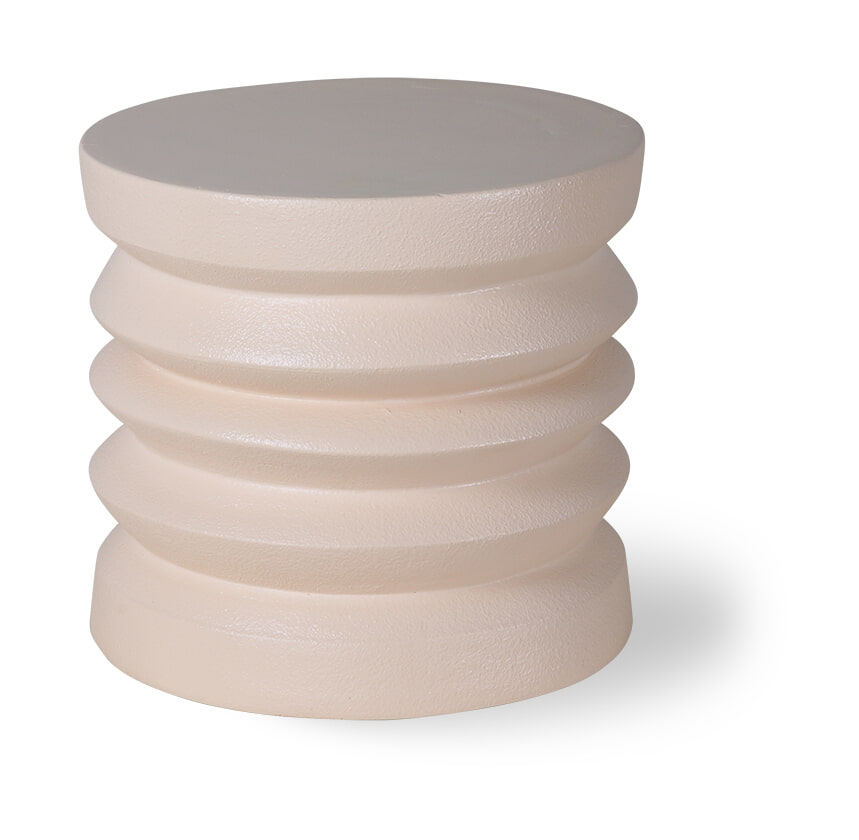 HKliving Ronde Bijzettafel Stoneware Keramiek