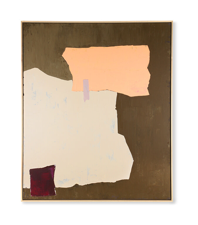 HKliving Schilderij Abstract 123 x 103cm - Meerkleurig | HKLIVING
