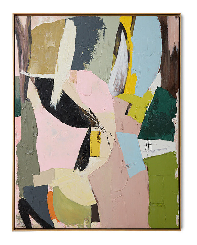 HKliving Schilderij Colour Cult 133 x 103cm - Meerkleurig | HKLIVING