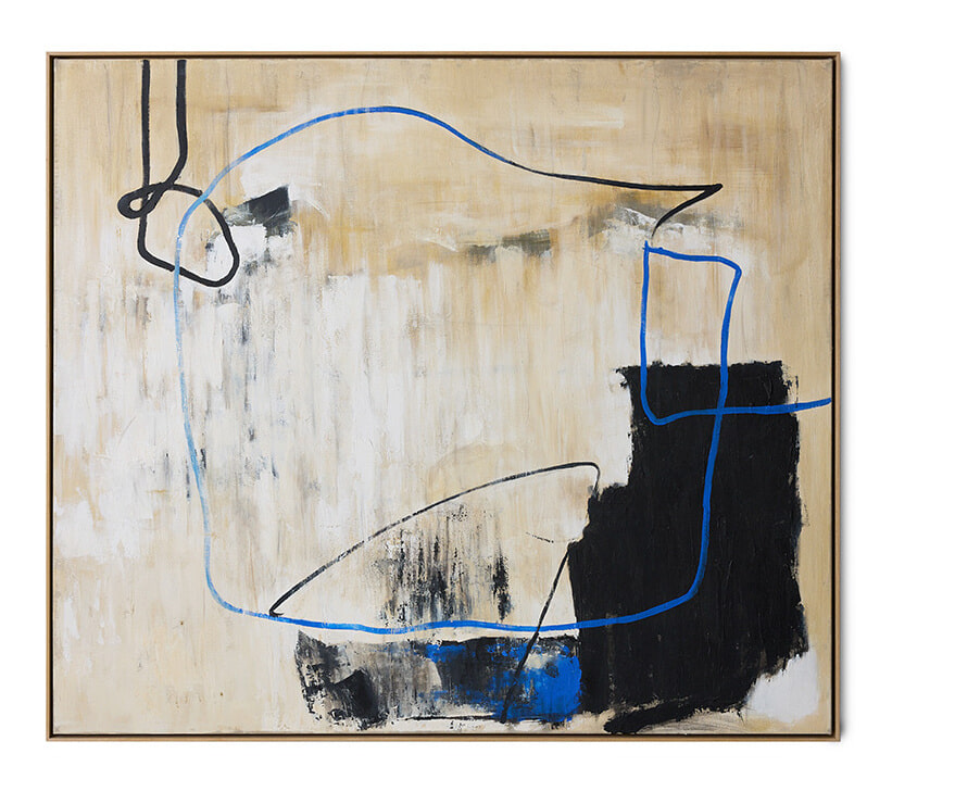 HKliving Schilderij Easy elan 153 x 133cm - Meerkleurig | HKLIVING
