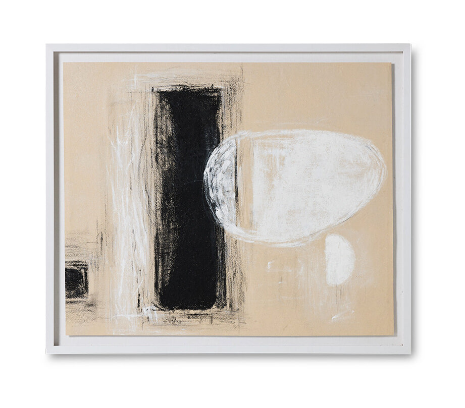HKliving Schilderij Offset 120 x 102cm - Zand | HKLIVING
