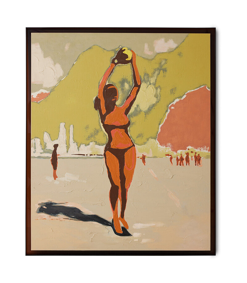 HKliving Schilderij Playground 152 x 127cm - Meerkleurig | HKLIVING