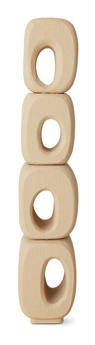 HKliving Sculptuur Raw Gevlochten palm