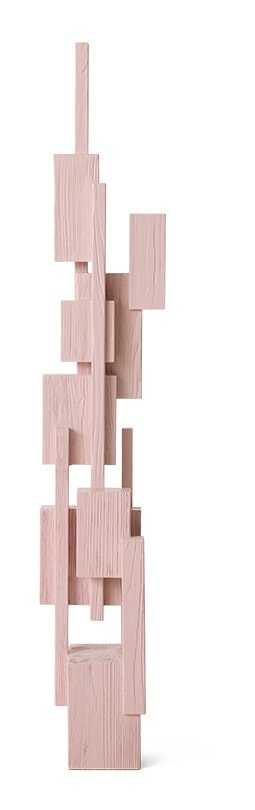 HKliving Sculptuur Skyscraper Sungkaihout