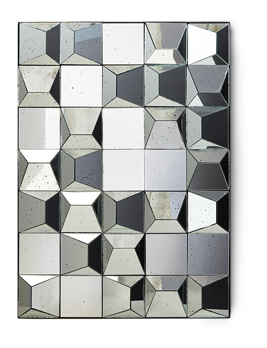 HKliving Spiegel Relief Glas