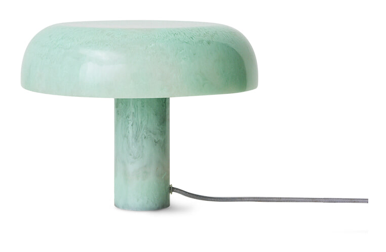 HKliving Tafellamp Mushroom 20cm - Mint | HKLIVING