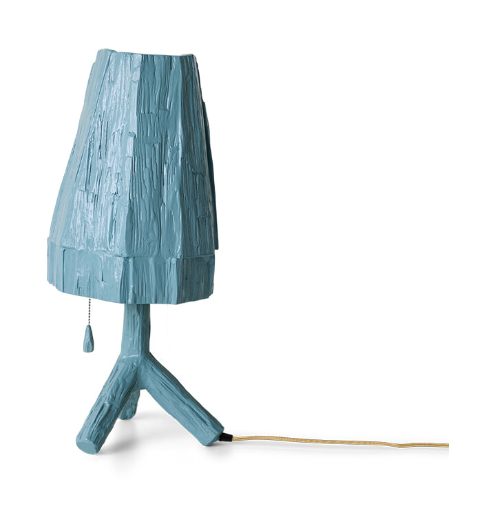 HKliving Tafellamp Trinket Sungkaihout - Blauw | HKLIVING