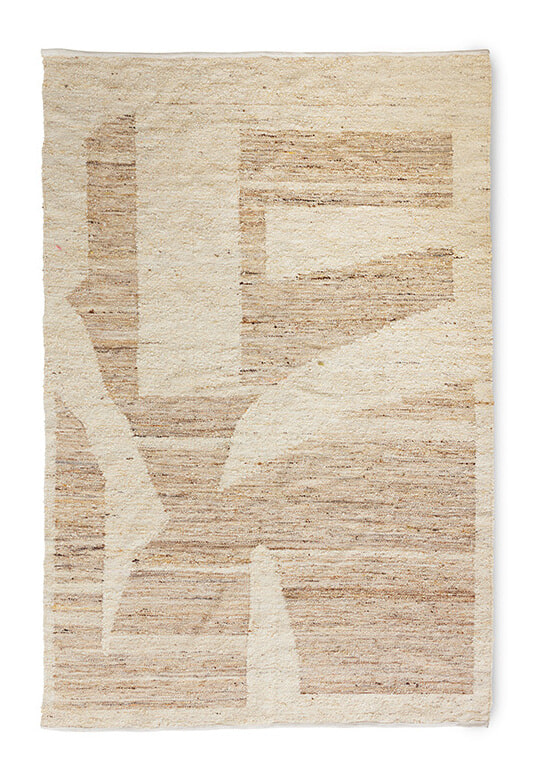 HKliving Vloerkleed Woolen Wol