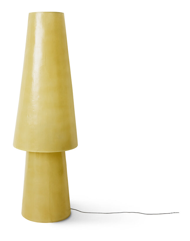 HKliving Vloerlamp Glassfiber 160cm - Zachtgroen | HKLIVING